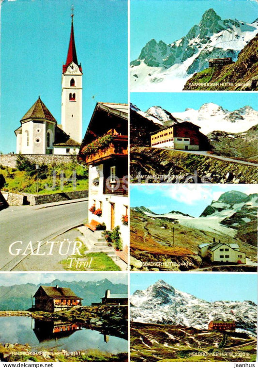 Galtur - Tirol - Silvretta - Ferwall - multiview - 368 - Austria - used - JH Postcards