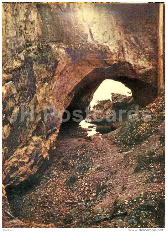 Undergound Cave - Sigulda - Latvia USSR - unused - JH Postcards
