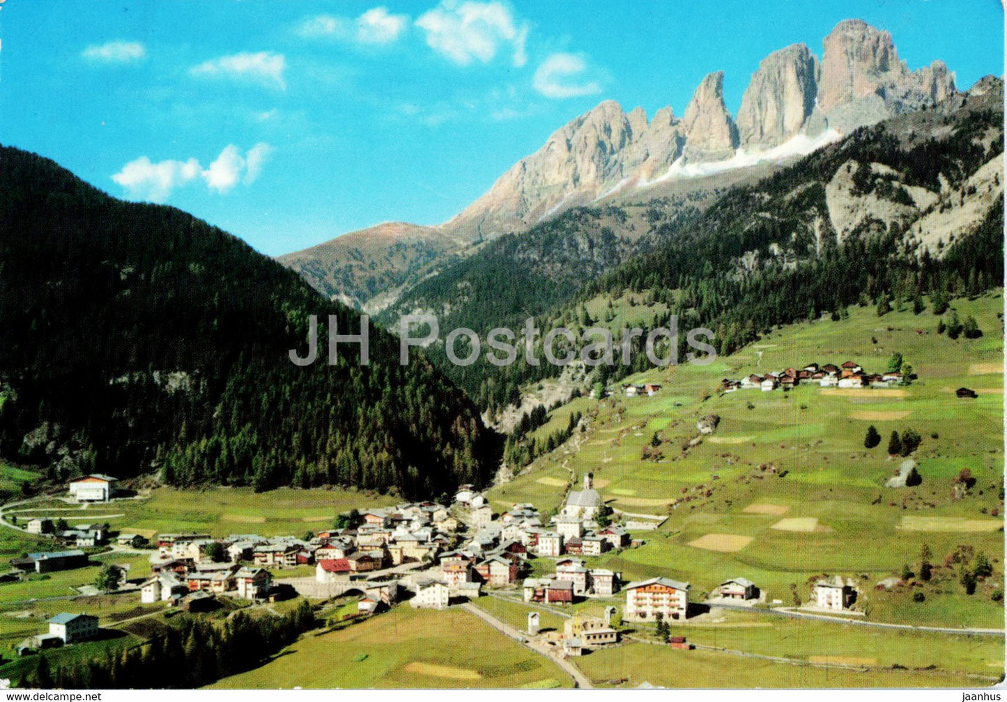 Dolomiti - Campitello 1462 m - Italy - used - JH Postcards