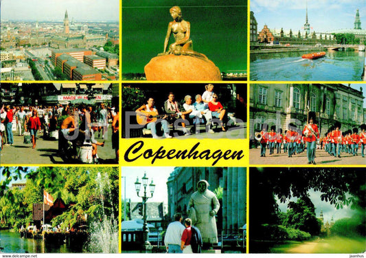 Copenhagen - Kopenhagen - multiview - 1995 - Denmark - used - JH Postcards