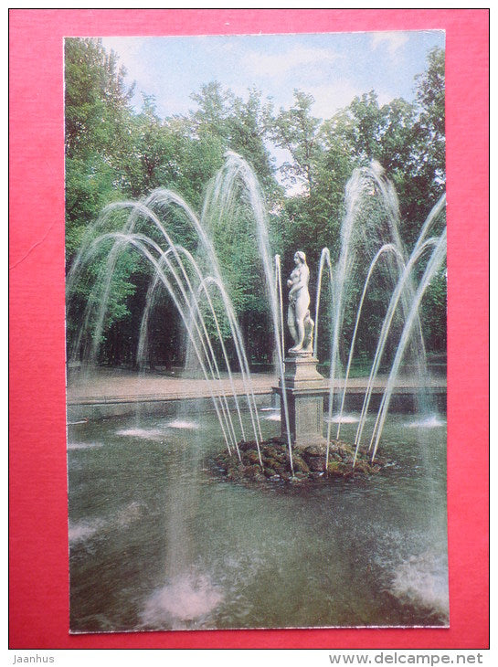 The Eve Fountain - Petrodvorets - 1979 - Russia USSR - unused - JH Postcards