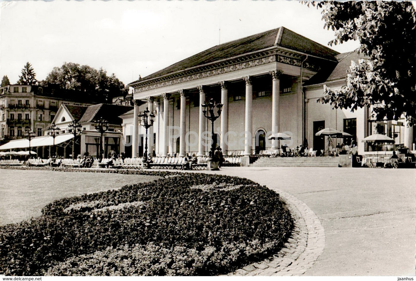 Baden Baden - Kurhaus - old postcard - Germany - unused - JH Postcards