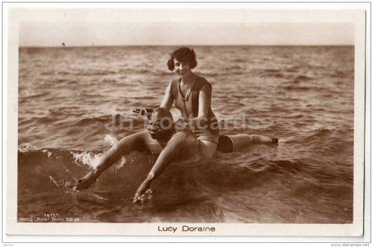 Lucy Doraine - movie actress - film - 1677/1 - old postcard - Germany - unused - JH Postcards