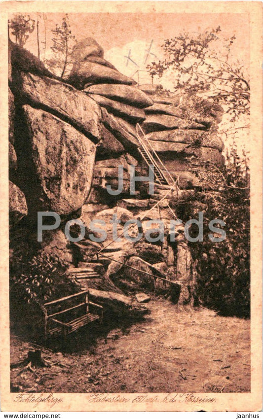 Fichtelgebirge - Haberstein 850 m b d Kosseine - old postcard - 1926 - Germany - used - JH Postcards