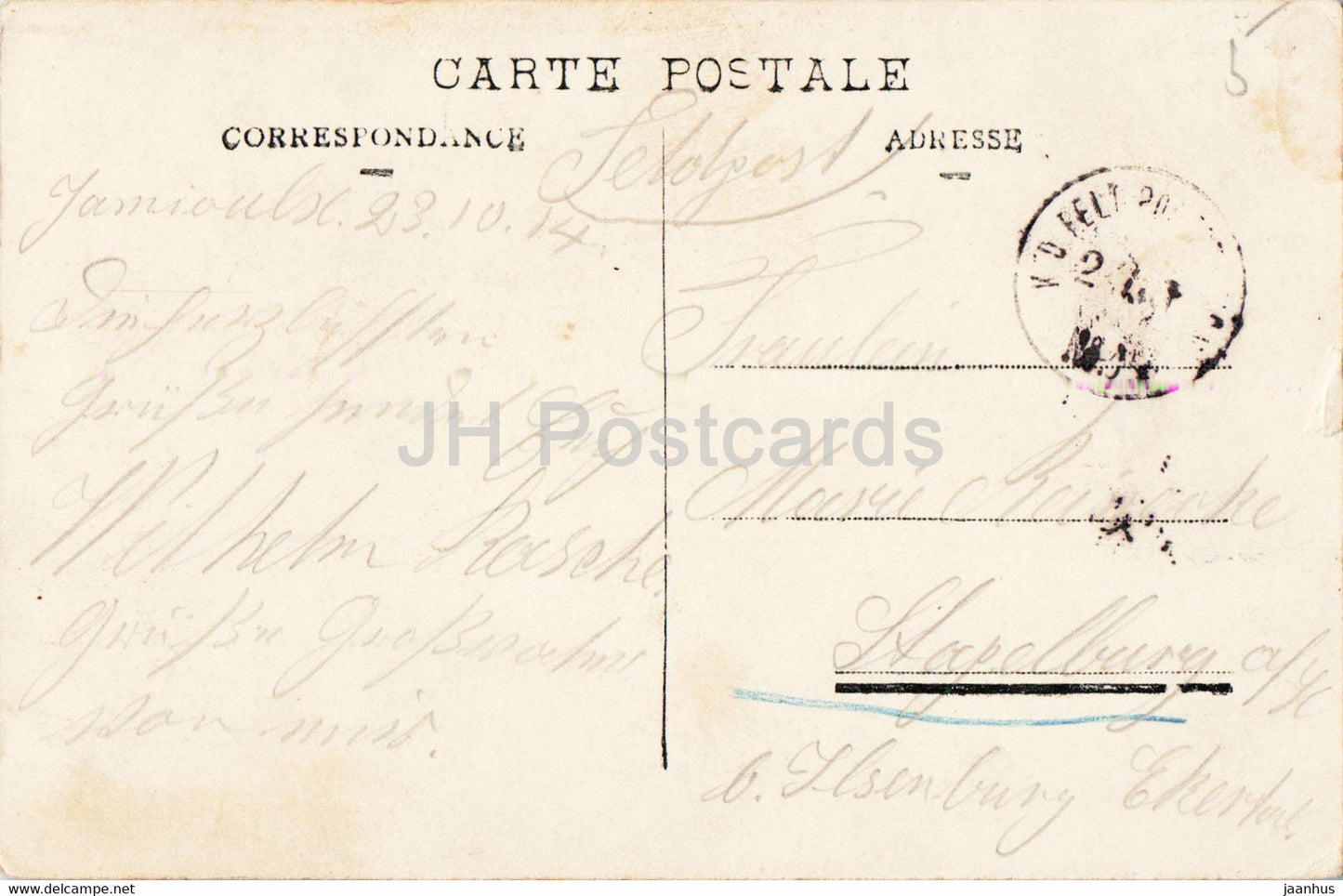 Bruxelles - Bruxelles - La Bourse - 12 - voiture ancienne - carte postale ancienne - 1914 - Belgique - occasion