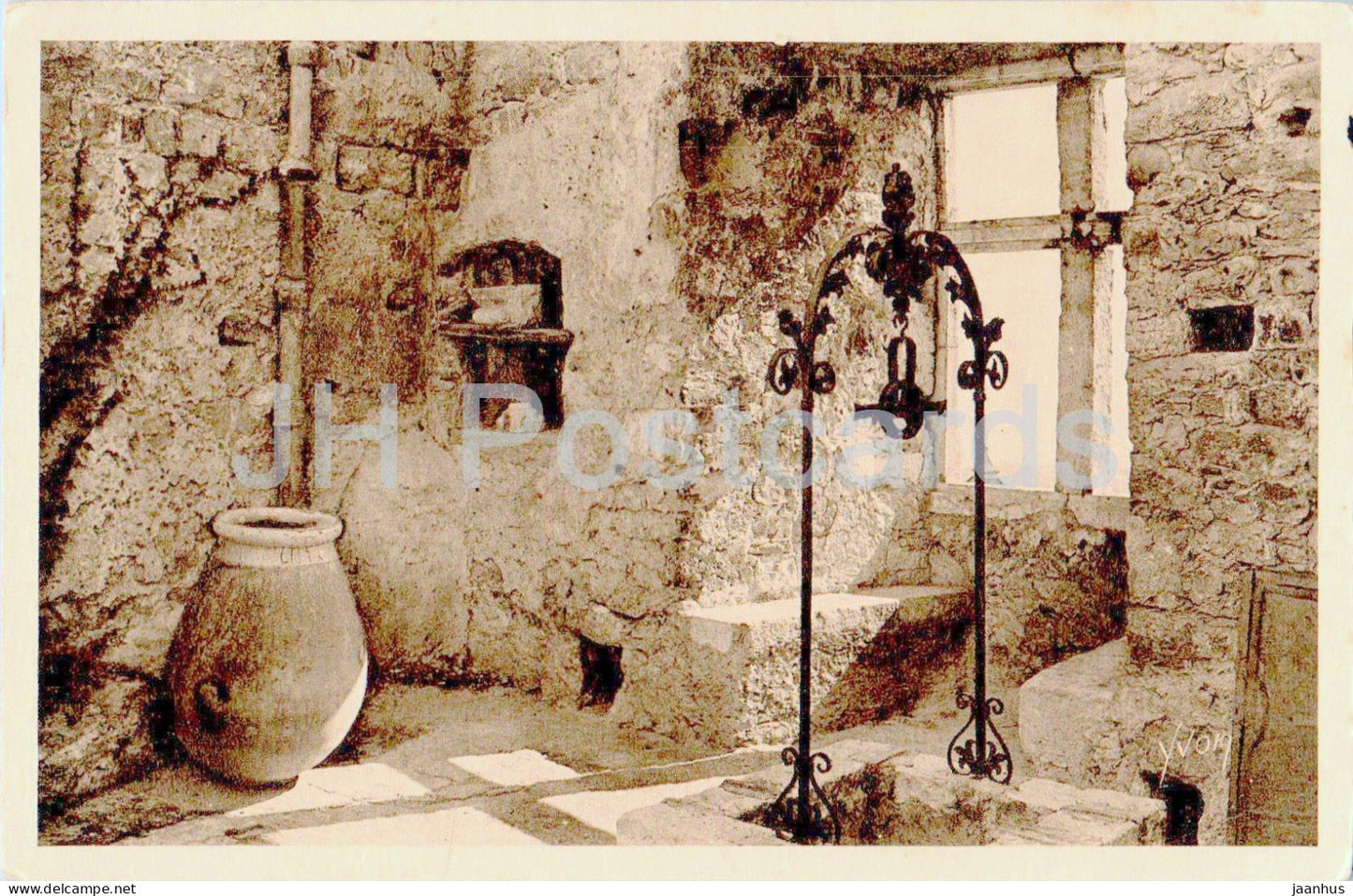 Roquebrune - Interieur de la Tour du Fort - Cote d'Azur - La Douce France - 11 239 - old postcard - France - unused - JH Postcards