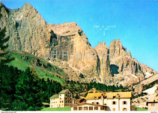 Dolomiti di Fassa - Gruppo del Catinaccio - Rifugio Gardeccia - 1962 - Italy - used - JH Postcards