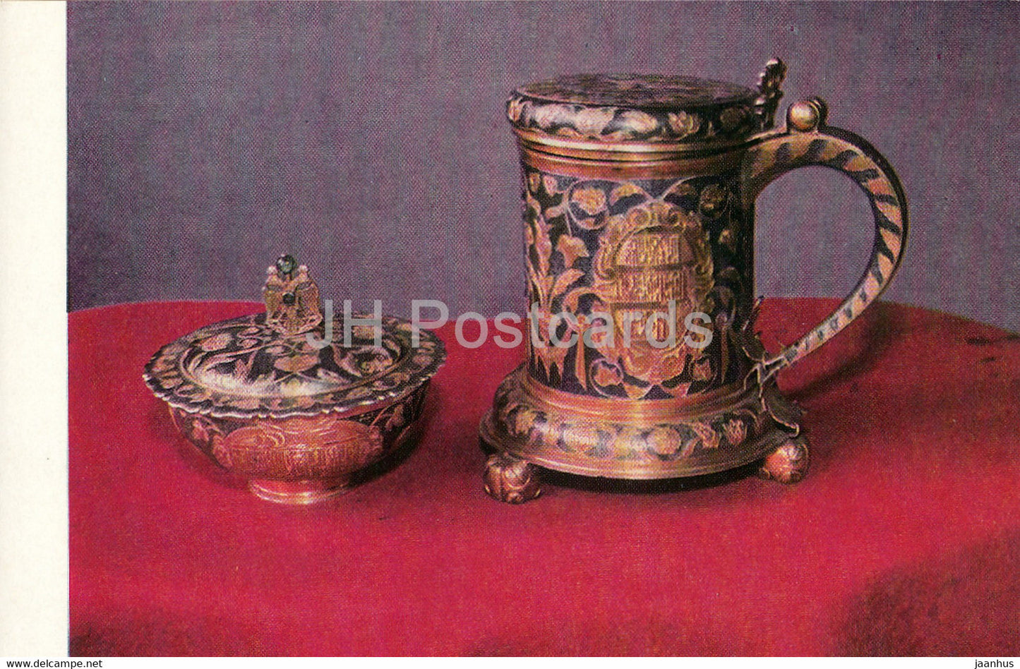 Moscow - Novodevichy Convent - monastery - Cup and Goblet - 1968 - Russia USSR - unused - JH Postcards