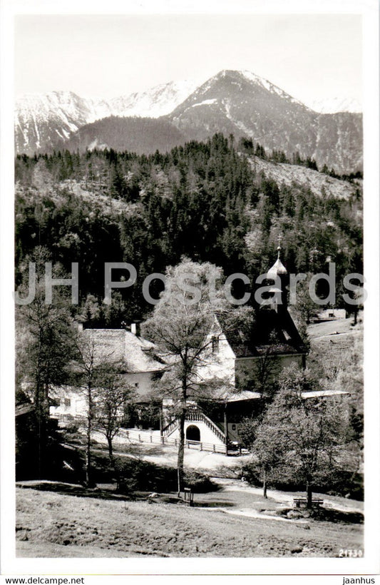 Wallfahrtskapelle Birkenstein - old postcard - Germany - unused - JH Postcards