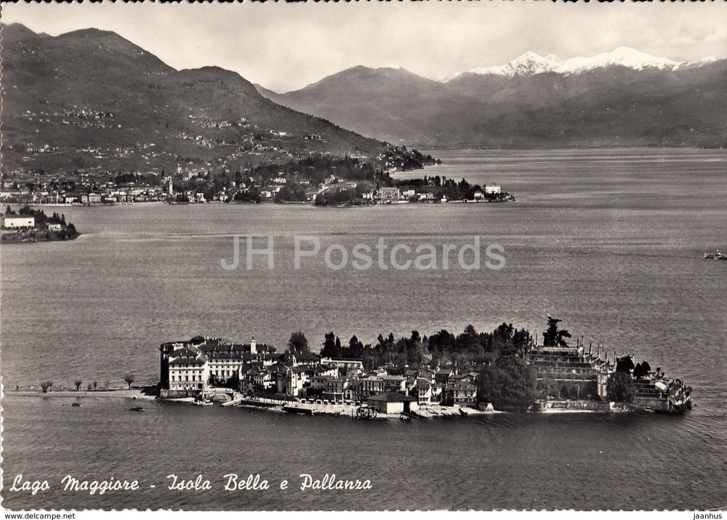 Lago Maggiore - Isola Bella e Pallanza - Italy - old postcard - unused - JH Postcards