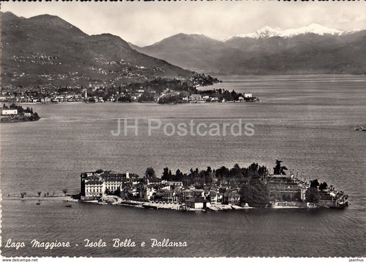 Lago Maggiore - Isola Bella e Pallanza - Italy - old postcard - unused - JH Postcards
