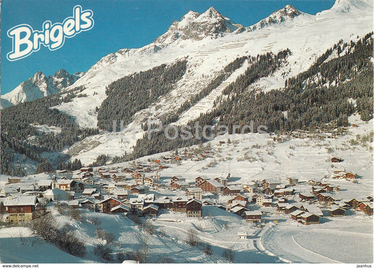 Brigels 1300 m gegen die Brigelserhorner - 2001 - Switzerland - used - JH Postcards