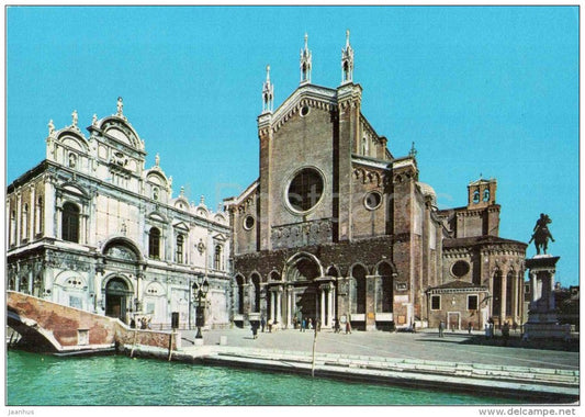 Campo S. S. Giovanni e Paolo - palace - Venezia - Veneto - 105 - Italia - Italy - unused - JH Postcards