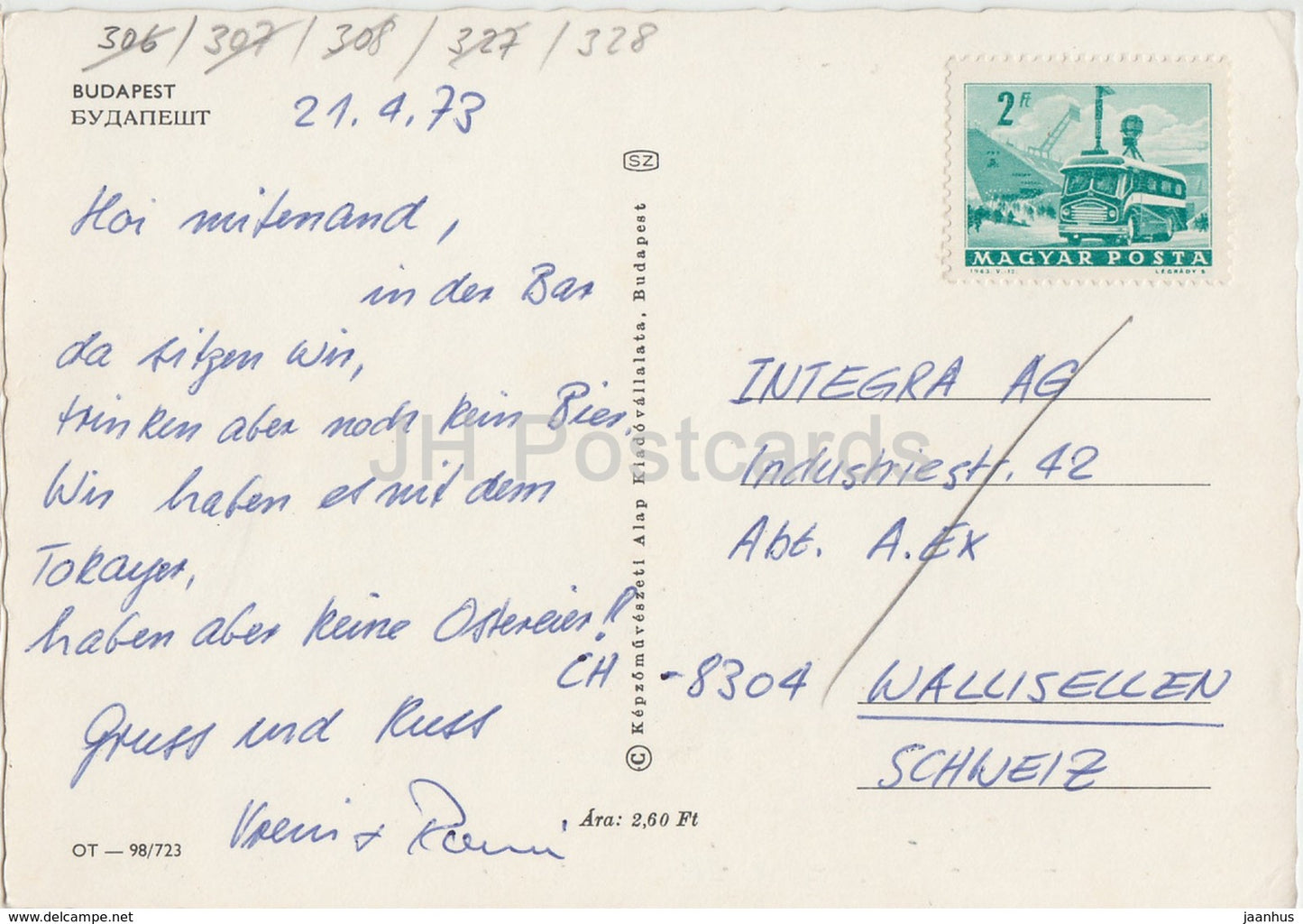 Budapest - cars - architecture - multiview - 1973 - Hungary - used