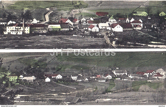 Borovnice na cesk mor vysocine - old postcard - Czech Republic - used - JH Postcards