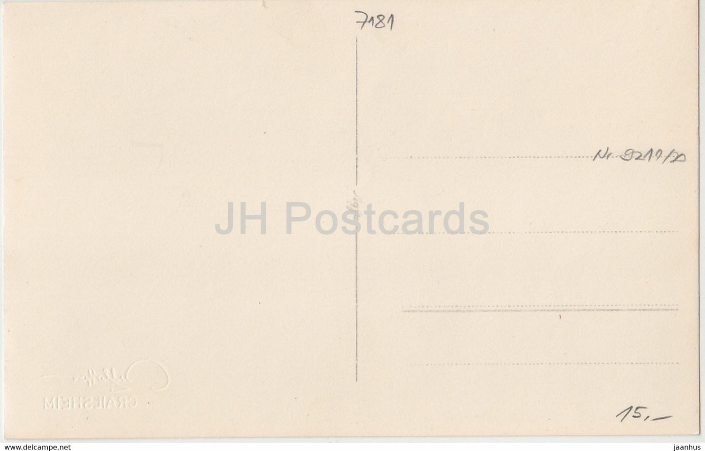 Rechenberg mit Schloss und Kirche - Germany - unused