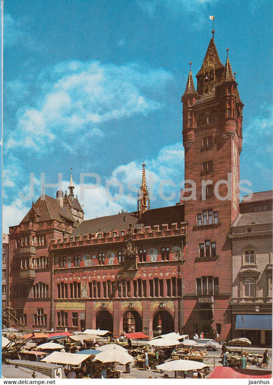 Basel - Basle - Rathaus - City Hall - Switzerland - used - JH Postcards