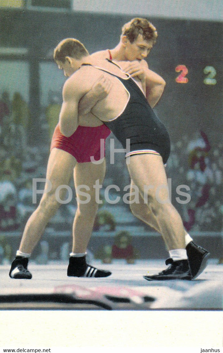 Olympic Games Mexico 1968 - Wrestling - Olympic Champion A. Medved - sport - 1970 - Mexico - unused - JH Postcards