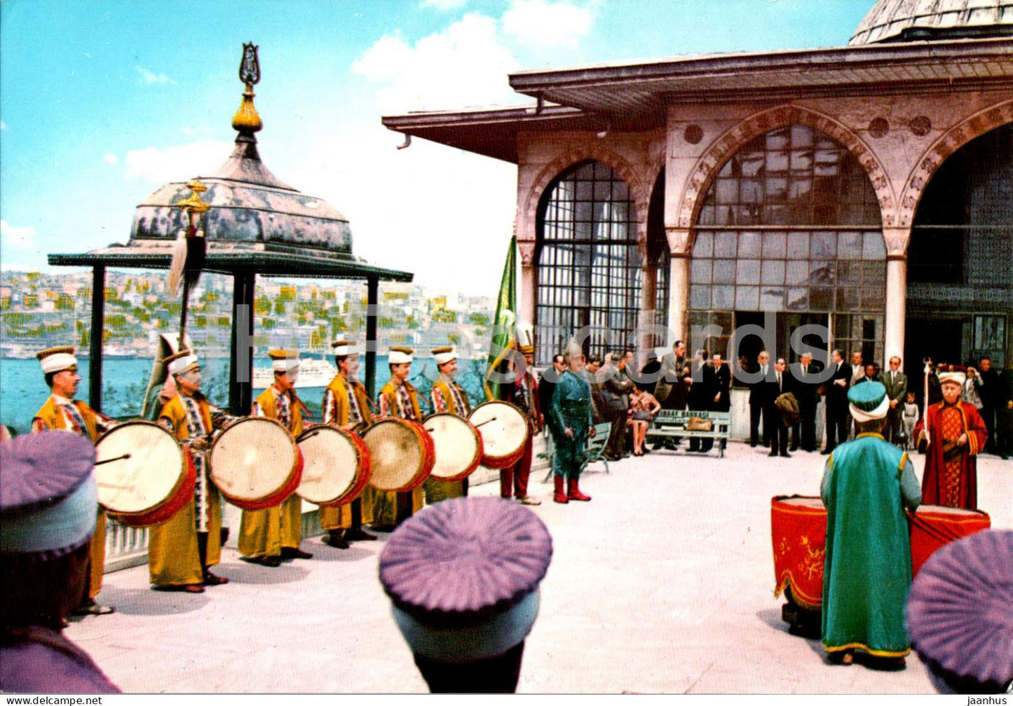 Istanbul - Mehter - Turkish ancient military music and Topkapi - Bagdat koisk - 34/240 - Turkey - unused - JH Postcards