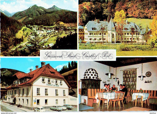 Gusswerk - Schloss Brandhof - Hotel - Gaststube - castle - Austria - unused - JH Postcards