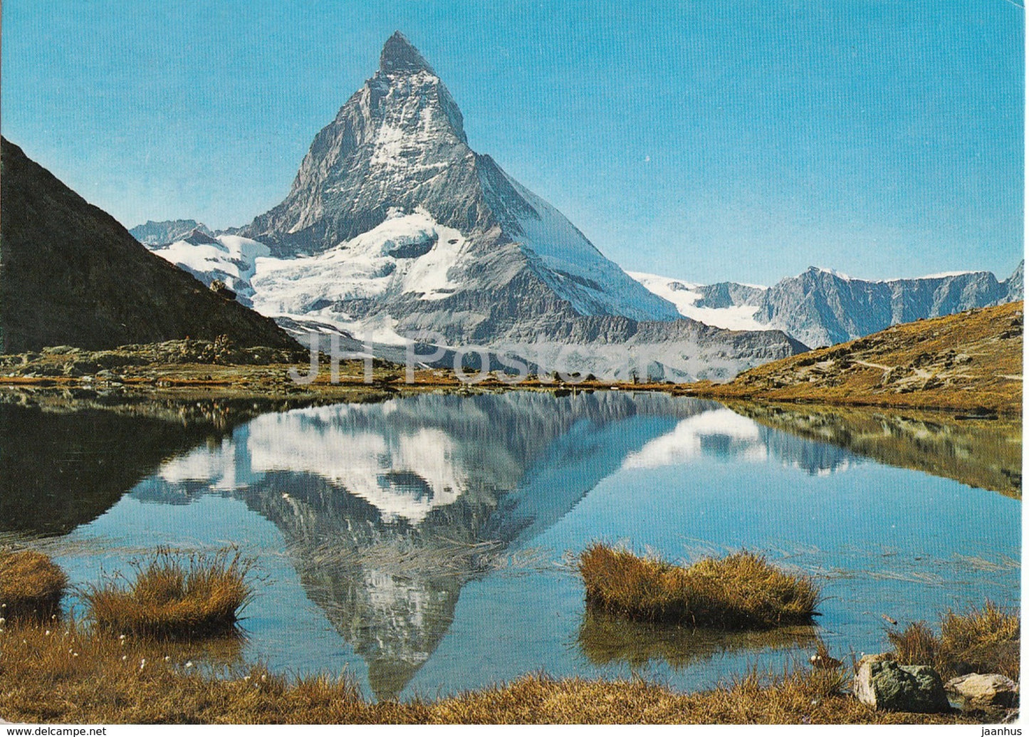 Riffelsee mit Matterhorn - 1972 - Switzerland - used - JH Postcards