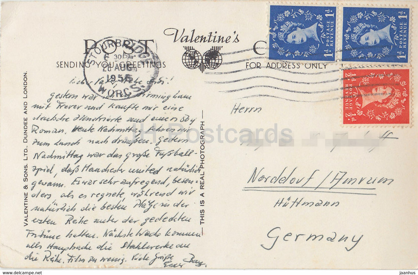 Universität Birmingham – 212664 – alte Postkarte – 1956 – Vereinigtes Königreich – England – gebraucht