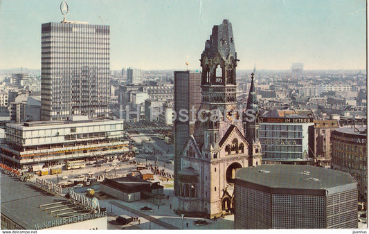 Berlin - Europa Center und Kaiser Wilhelm Gedachtniskirche - 2 - Germany - unused - JH Postcards