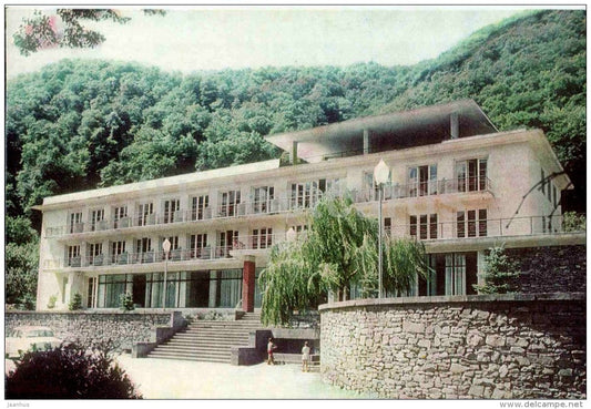 Pasanauri . Hotel Inturist - The Georgian Military Road - 1968 - Georgia USSR - unused - JH Postcards