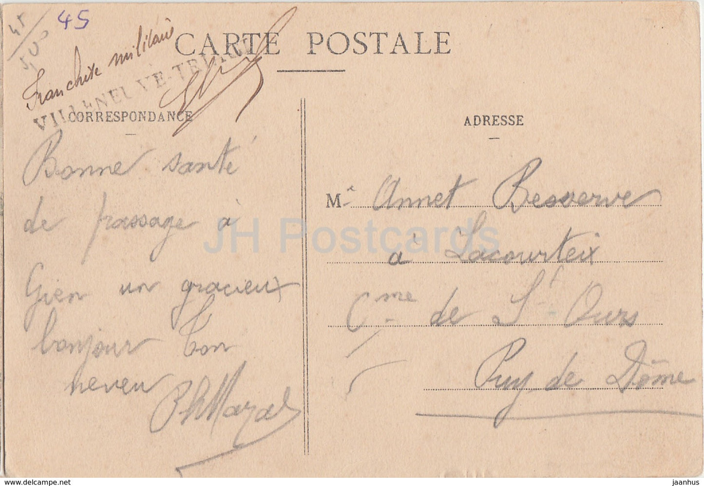 Gien - Le Chateau - castle - 3 - old postcard - France - used