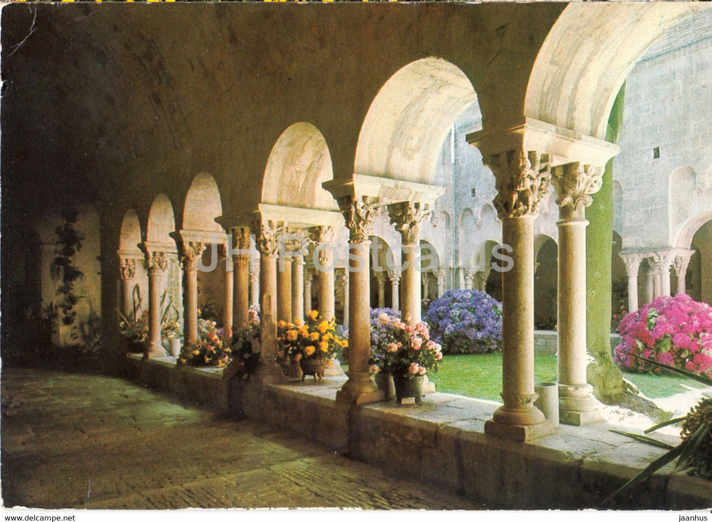 Gerona - Claustros Romanicos Siglo XII - Romanesque Cloister - 9 - Spain - unused - JH Postcards