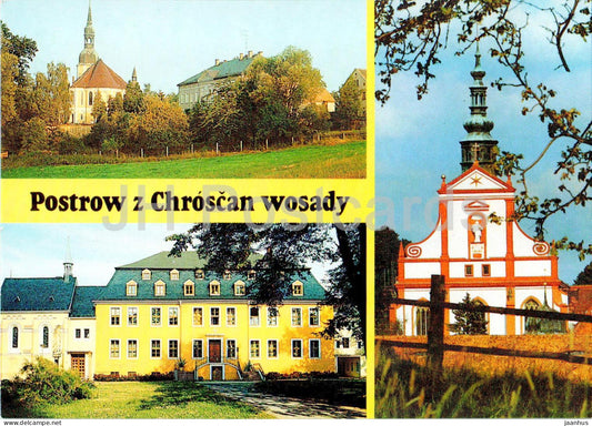 Postrow z Chroscan wosady - Postrov from the Christian settlement - multiview - Poland - unused - JH Postcards