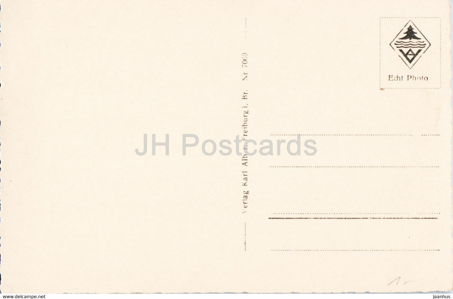 Freiburg i Br Munster - cathédrale - 7069 - carte postale ancienne - Allemagne - inutilisée