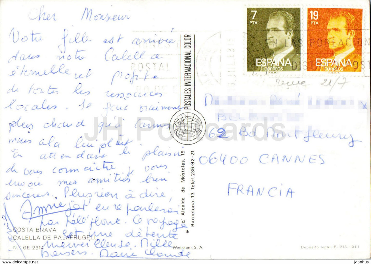 Costa Brava - Calella de Palafrugell - 2314 - Spain - used