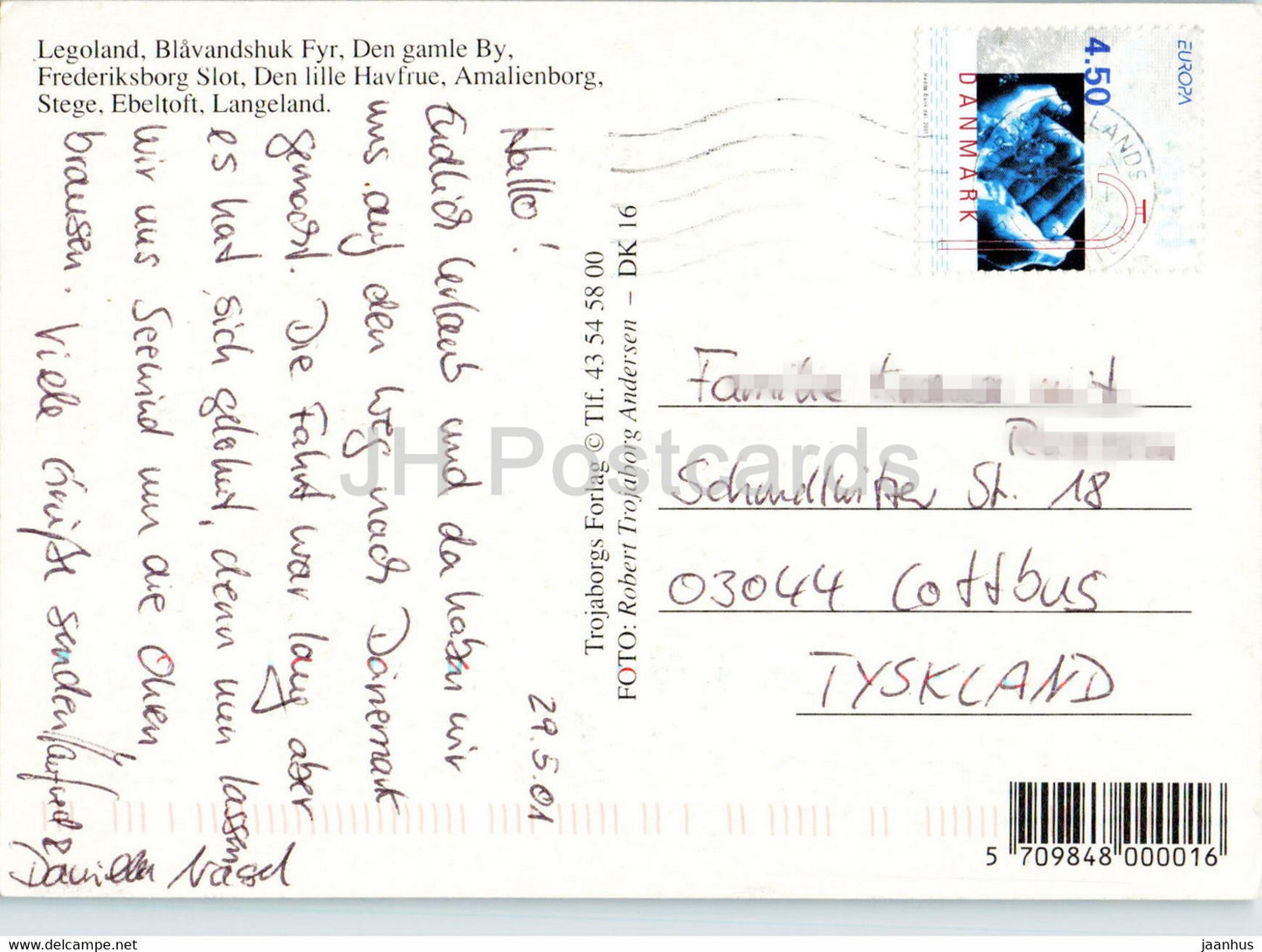 Legoland - Amalienborg - Stege - Ebeltoft - Langeland - multiview - 1981 - Denmark - used