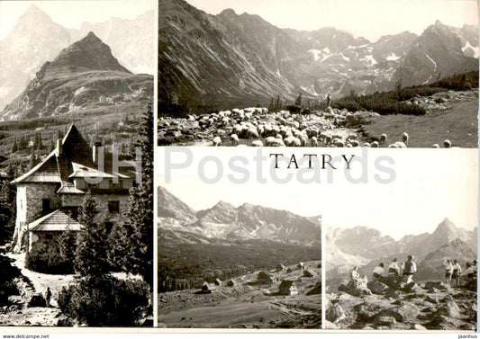 Tatry Wysokie - High Tatras - Hala Gasienicowa - multiview - Poland - unused - JH Postcards