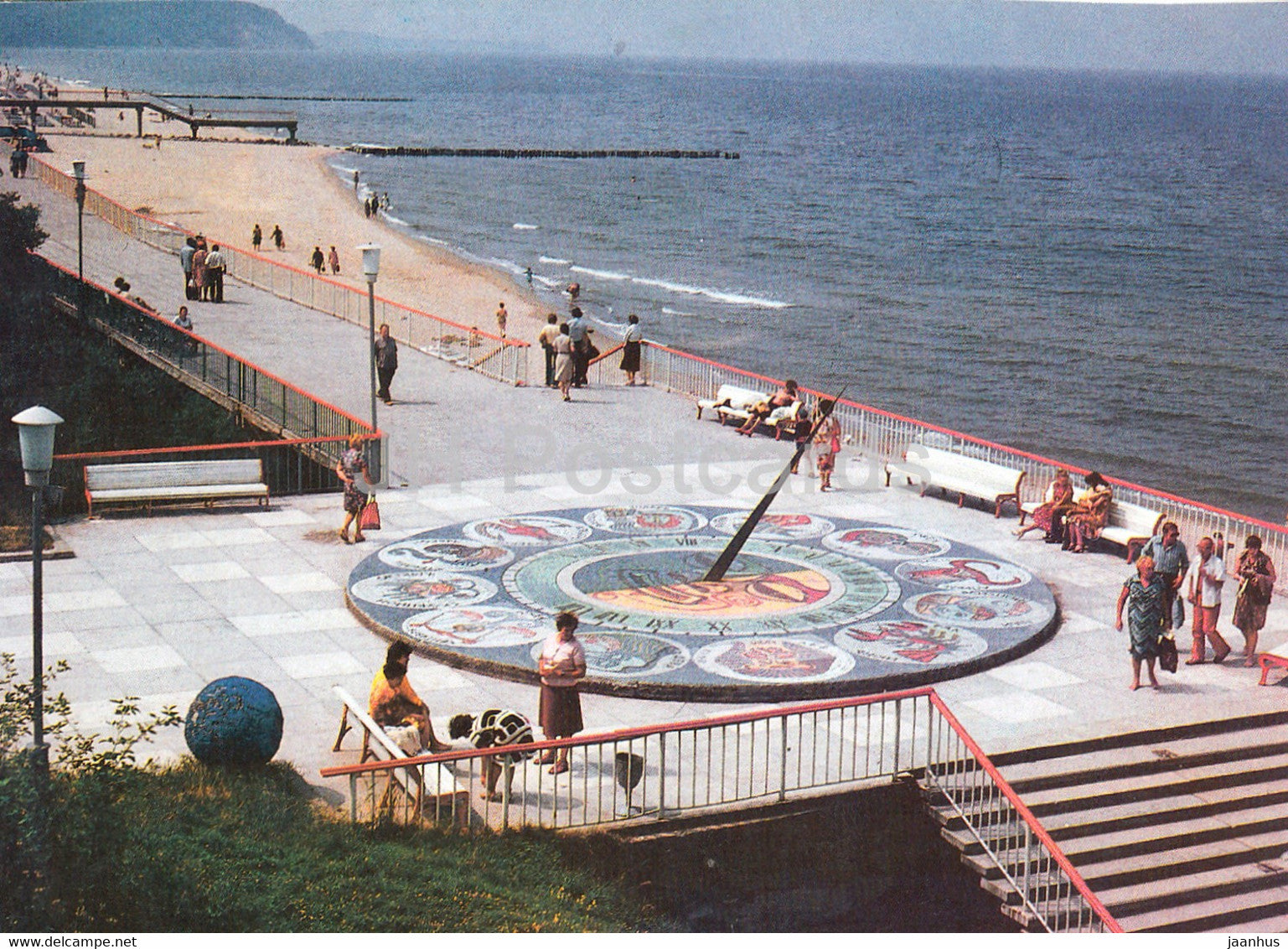 Svetlogorsk - Sundial - 1991 - Russia USSR - unused - JH Postcards