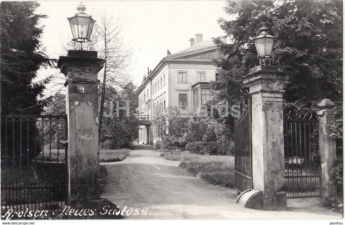 Arolsen - Neues Schloss - castle - Germany - unused - JH Postcards