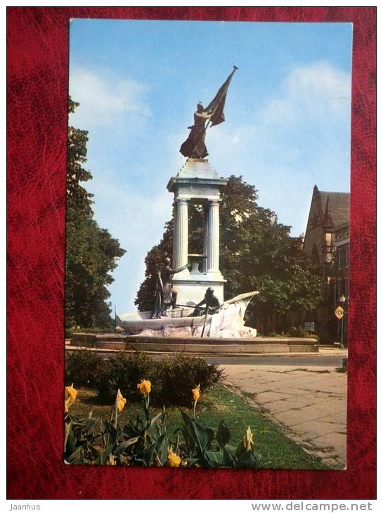 Francis Scott Key Monument, 1911 - Eutaw Place - Baltimore - Maryland - USA - unused - JH Postcards
