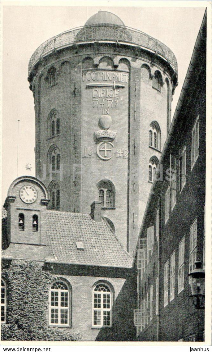 Copenhagen - Kopenhagen - Rundetarn - Kobmagergade - The Round Tower - old postcards - Denmark - unused - JH Postcards