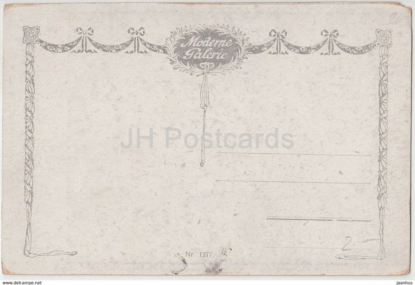 A Biegler - Halle - Moderne Galerie - 1277 - art - carte postale ancienne - Allemagne - inutilisé