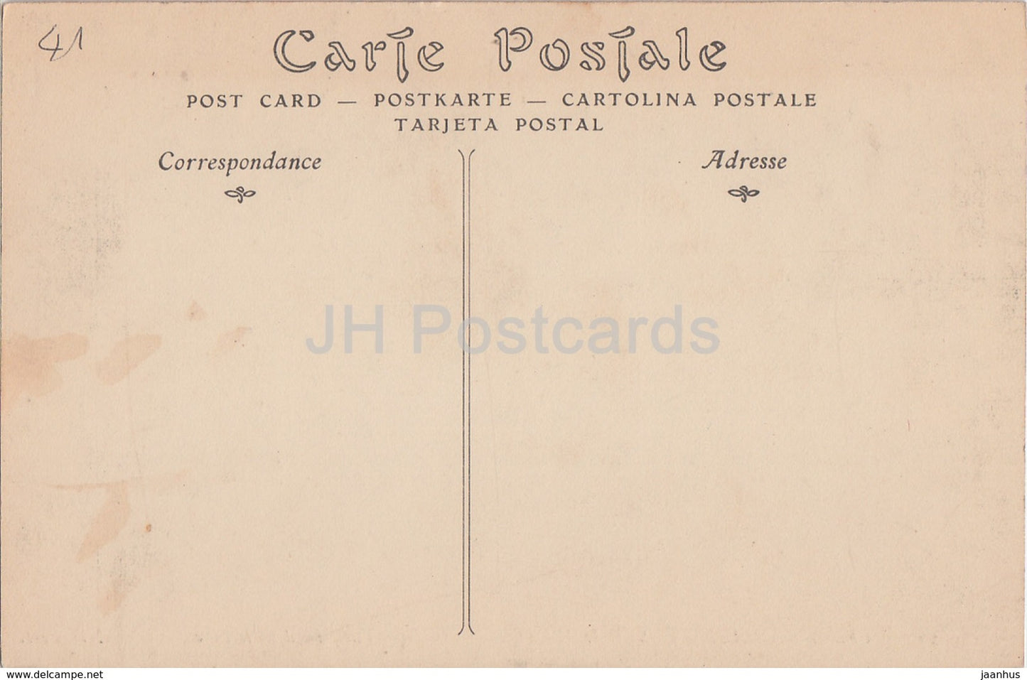 Château de Chaumont sur Loire - Vue Prise dans le Parc - 29 - château - carte postale ancienne - France - inutilisé