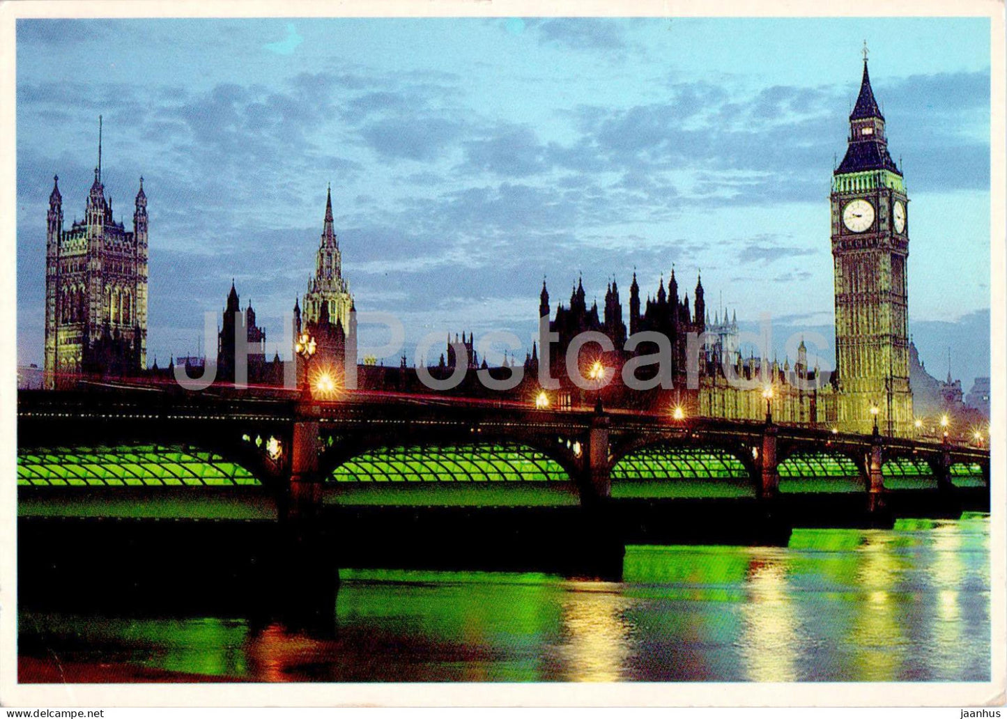 London - Houses of Parliament - bridge - A8 - 1994 - England - United Kingdom - used
