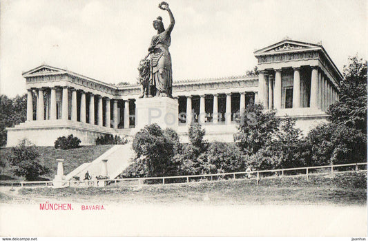 Munchen - Munich - Bavaria - old postcard - Germany - unused - JH Postcards