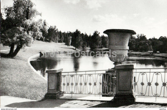 Pavlovsk Park - Viskontiev bridge - 1984 - Russia USSR - unused - JH Postcards