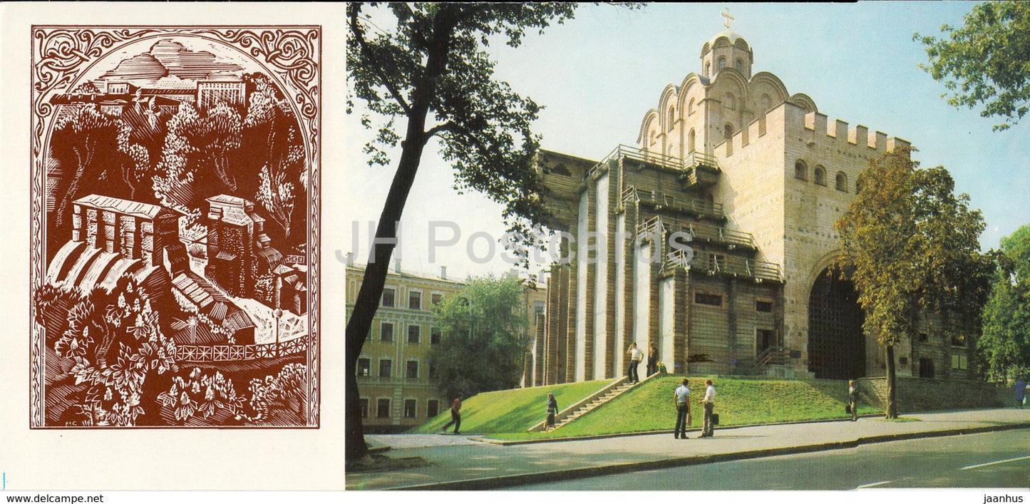 Kyiv - Kiev - Golden Gate - 1985 - Ukraine USSR - unused - JH Postcards