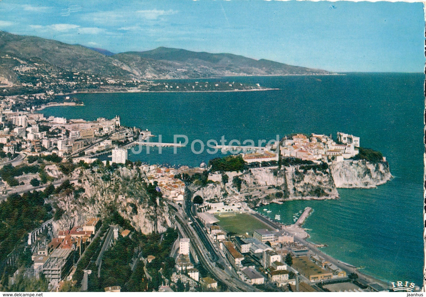 Monaco - Reflets De La Cote d'Azur - vue panoramique - Au loin le Cap Martin et l'Italie - Monaco - used - JH Postcards
