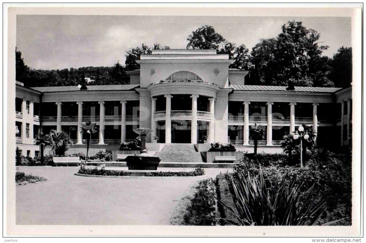 sanatorium Primorye (Seaside) - Sochi - photo card - 1959 - Russia USSR - unused - JH Postcards