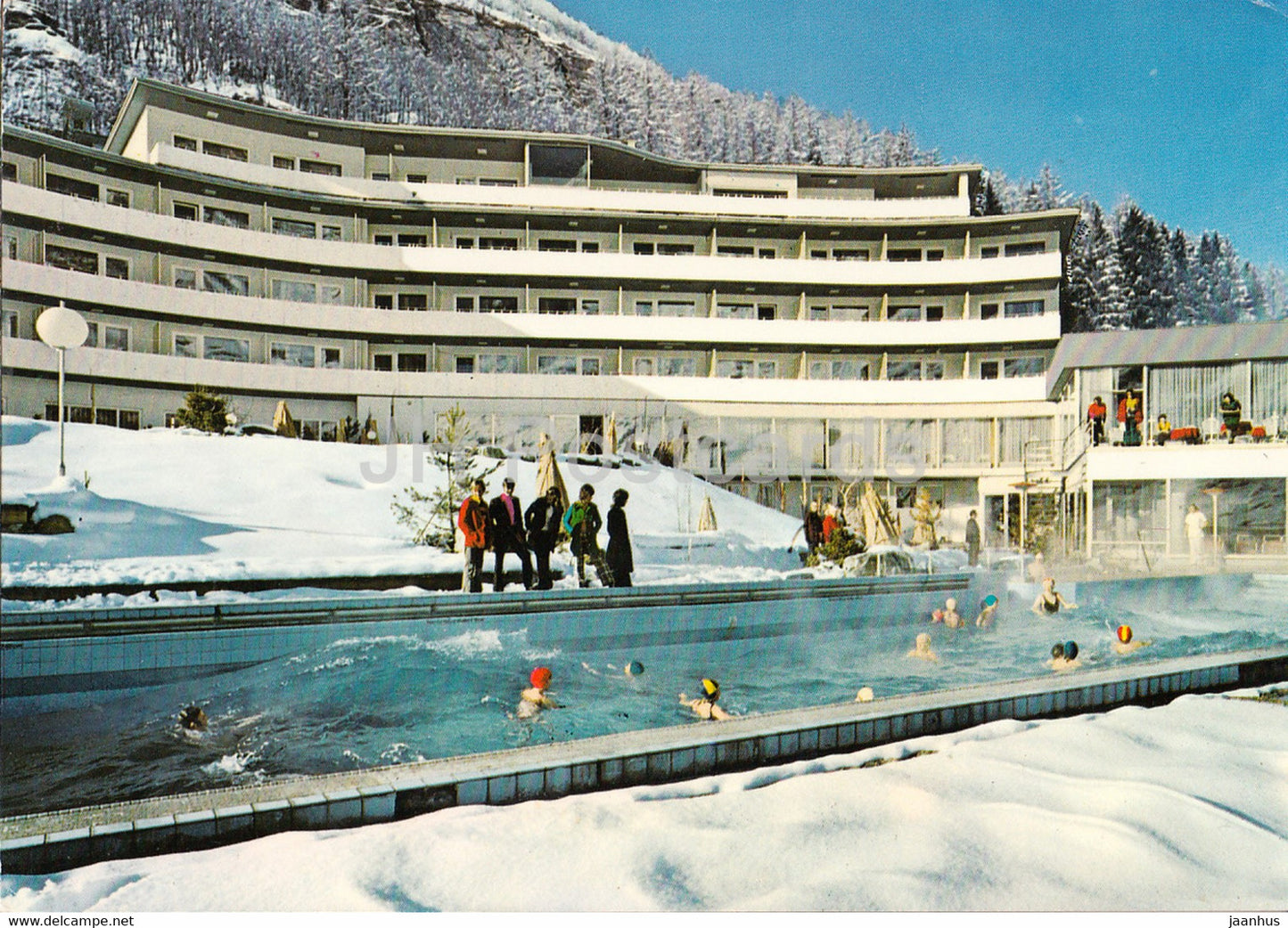 Bad Vals 1252 m - Thermal Schwimmbad - Kurhotel Therme - 6793 - Switzerland - used - JH Postcards