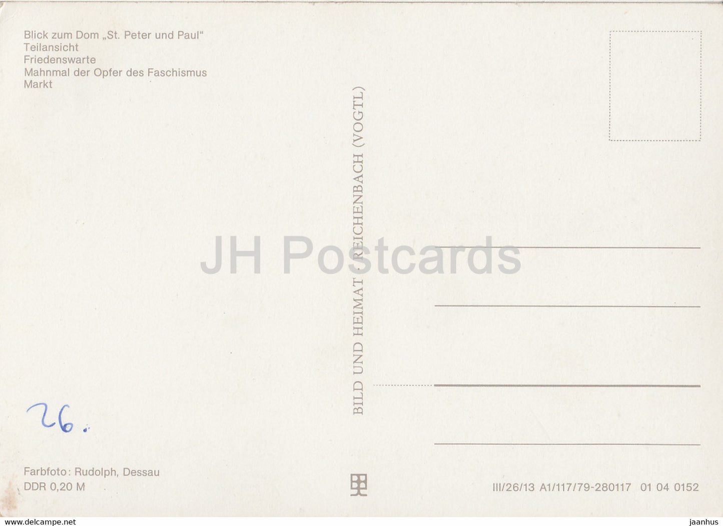 Branderburg - Havel - Dom St Peter und Paul - Friedenswarte - Markt - voiture Zhiguli - Allemagne DDR - inutilisée