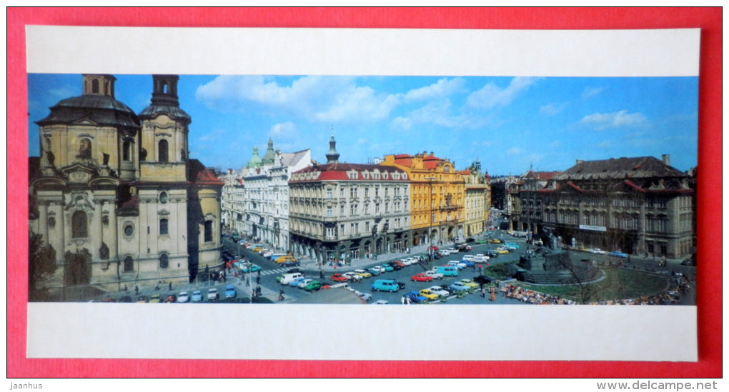 Old Town Square - Prague - Praha - Czech Republic - Czechoslovakia - unused - JH Postcards